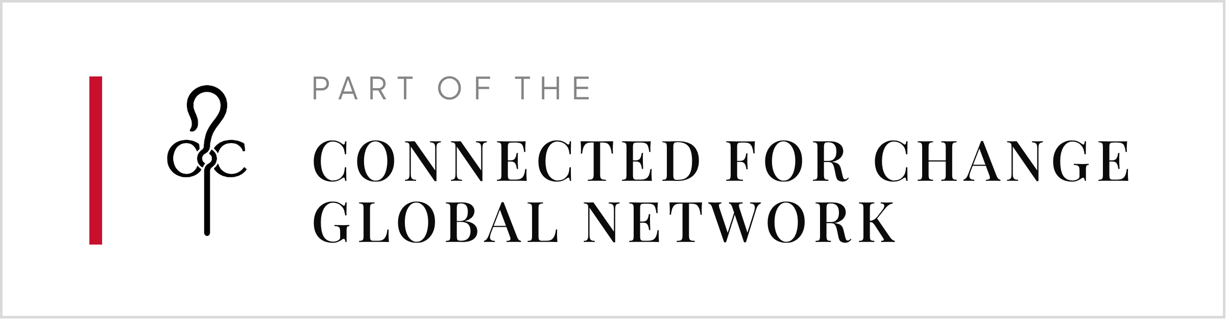 Part of the Connected for Change Global Network